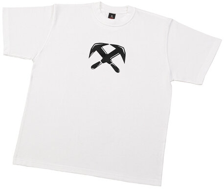 FHB TILL T-Shirt Zunftzeichen Dachdecker, weiß, Gr. XL