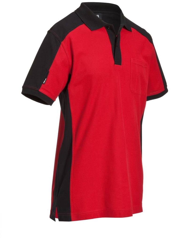 FHB KONRAD Polo-Shirt, anthrazit-schwarz, Gr. L