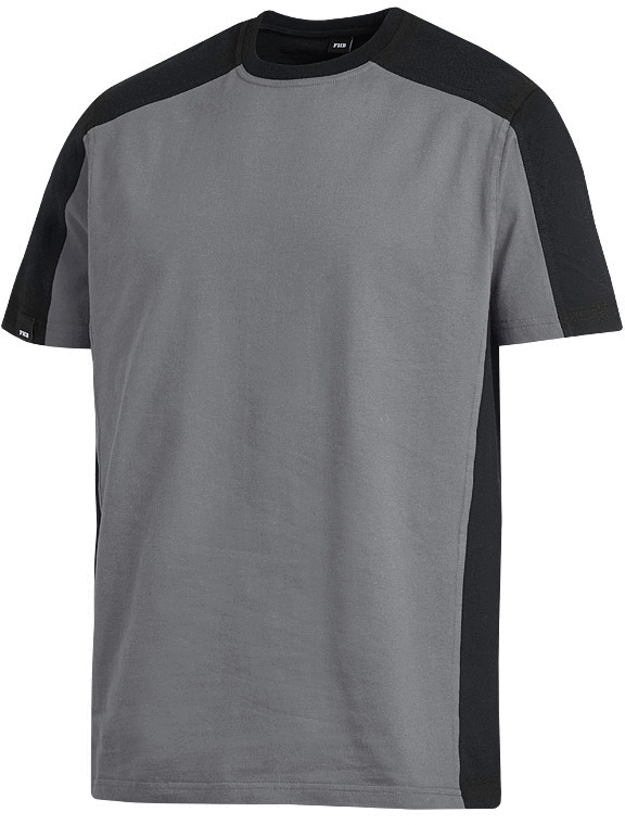 FHB MARC T-Shirt zweifarbig, royalblau-schwarz, Gr. L