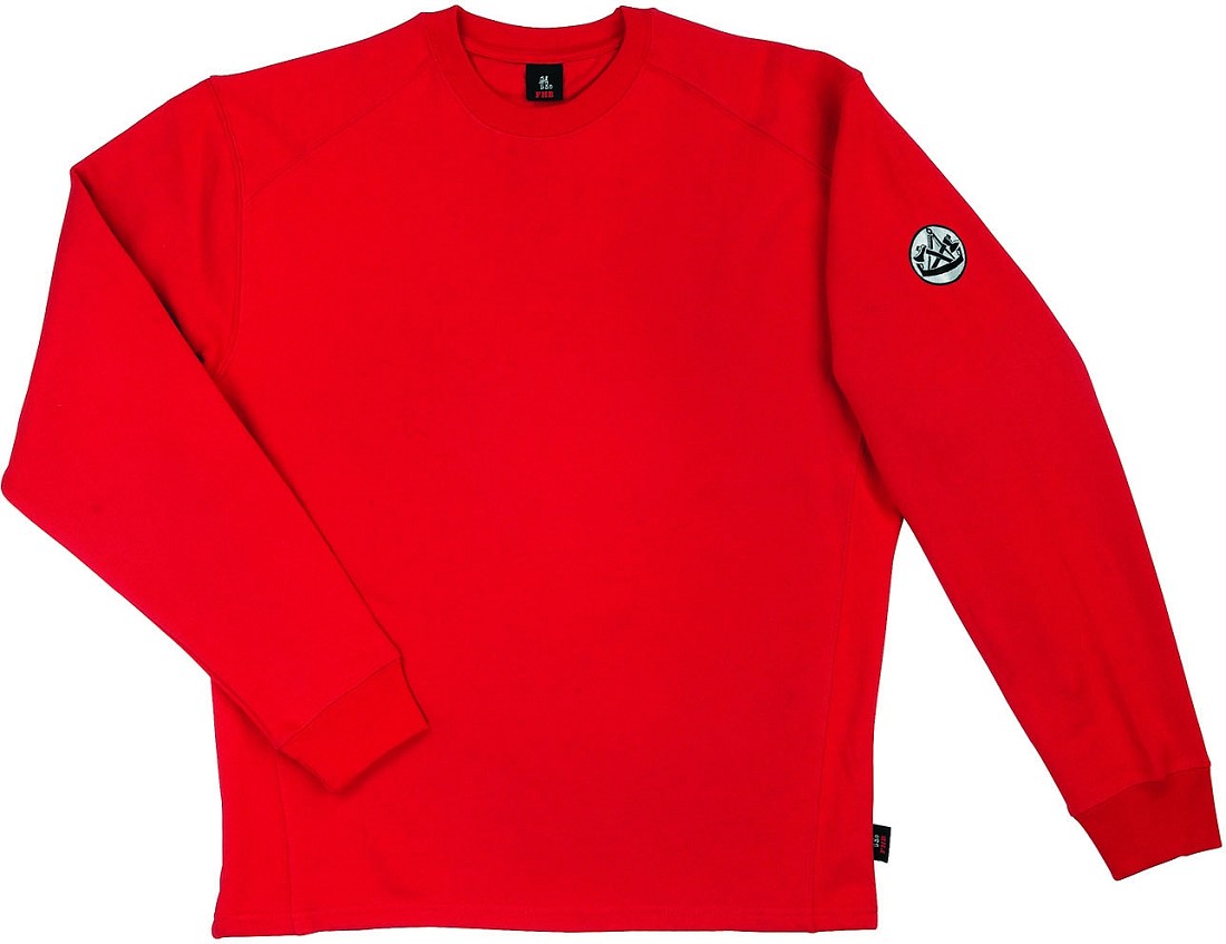FHB Sweatshirt Zimmermann rot Gr. XL